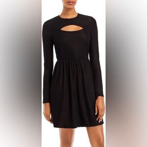 NWT- Aqua cut out Fit and Flare - Large
